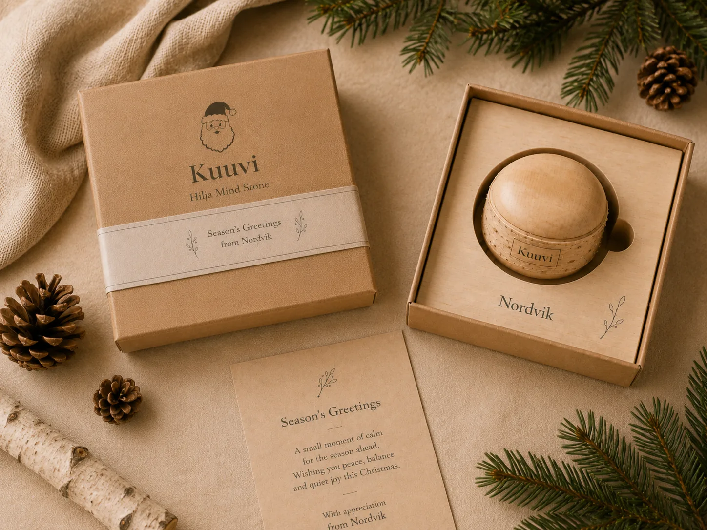 Kuuvi corporate gift presentation